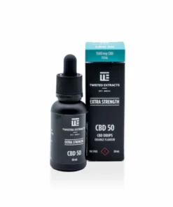 CBD Öl Tinktur Drops | 1500 mg CBD | Twisted Extracts – Hochdosierte CBD Tropfen für tägliche Balance