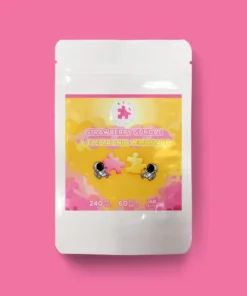 Erdbeer-Limonade Puzzle-Gummibärchen 240 mg THC – Premium Cannabis Edibles