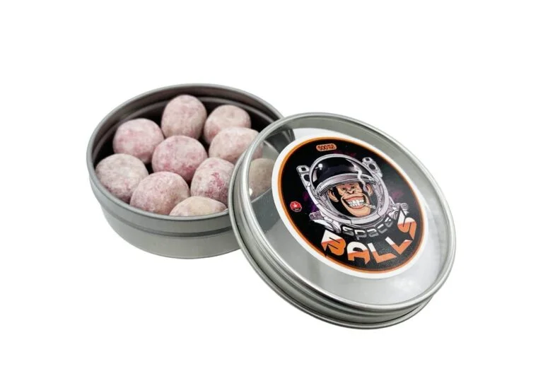 Space Balls Kaubonbons 500 mg – Tropische THC Edibles mit Extra Power