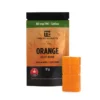 Orange Jelly Bomb 80 mg THC von Twisted Extracts kaufen. Sativa Edible mit Orangengeschmack für Energie, Fokus und kreative Stimmung. Präzise dosiert & laborgeprüft.