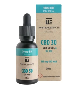 30 CBD‑Öl Tinkturtropfen kaufen | 900 mg CBD von Twisted Extracts